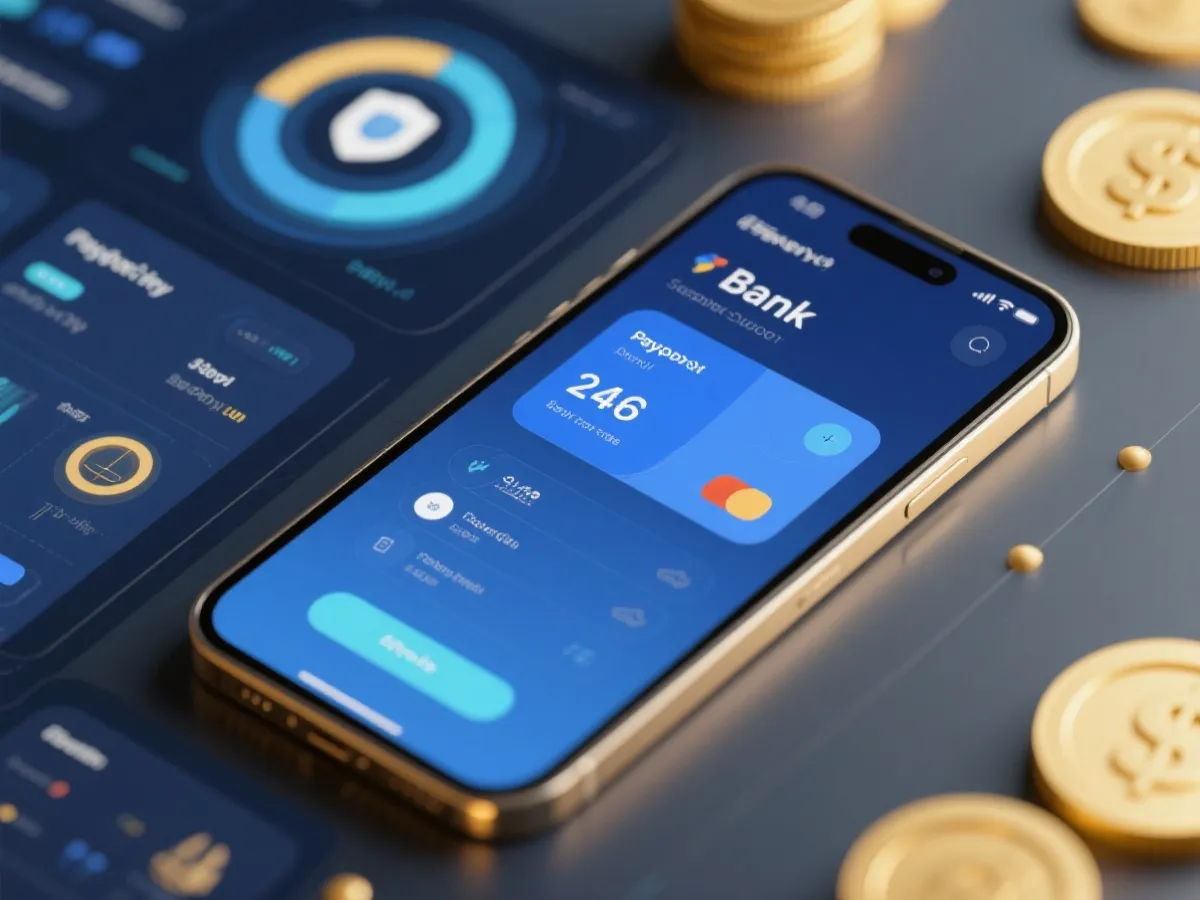 Secure payment process illustration